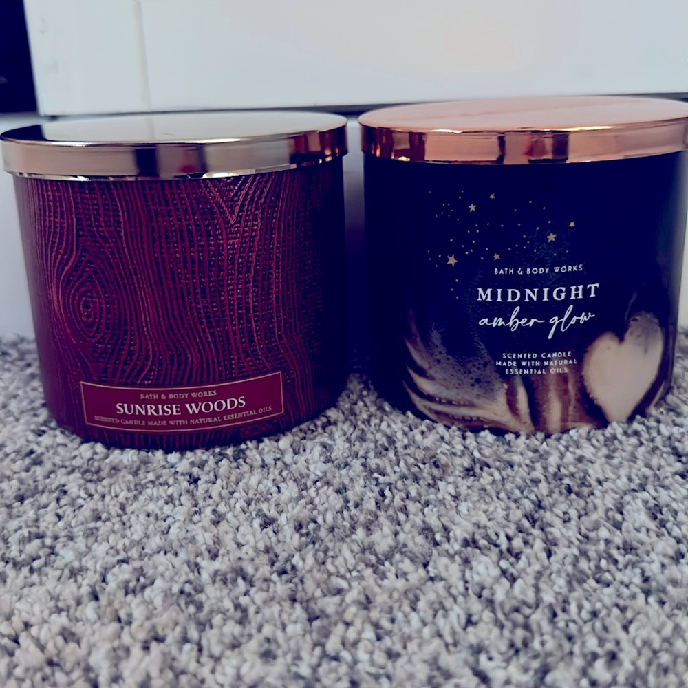 Bath & Body Works 3 Wick Candles- New, $12 EACH